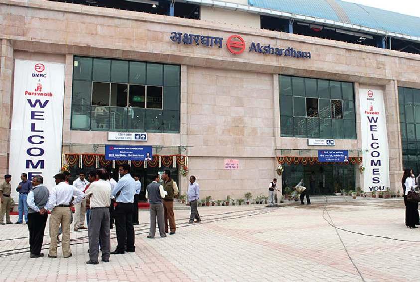 Akshardham Metro Station
